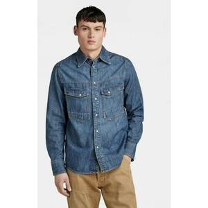Camasa barbati - G Star Raw - 303805012 - Bumbac - Albastru imagine