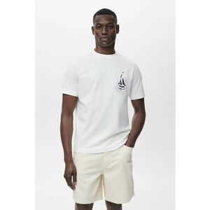 Tricou regular fit cu imprimeu pe piept imagine