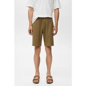 Pantaloni scurti de bumbac cu snururi imagine