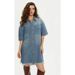 Rochie dama - 304214004 - Bumbac - Albastru imagine