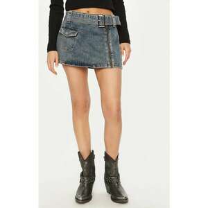 Fusta dama - 304604621 - Bumbac - Albastru imagine