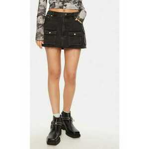 Fusta dama - 304604485 - Bumbac - Negru imagine