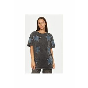 Tricou dama - 304604331 - Bumbac - Gri imagine