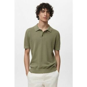 Tricou polo cu perforatii imagine