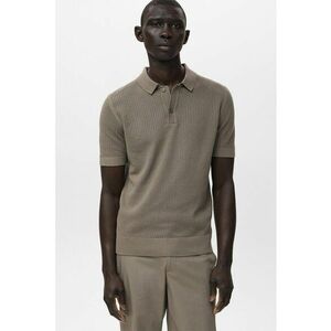 Tricou polo cu perforatii imagine