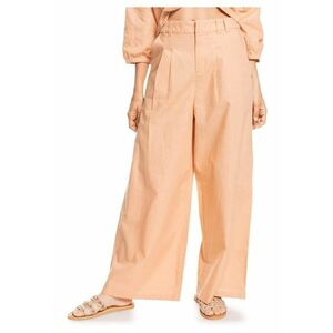 Pantaloni dama - Bumbac/In - Portocaliu imagine