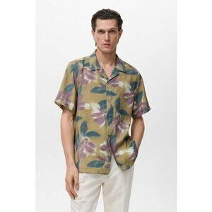 Camasa din amestec de modal cu model floral imagine