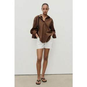 Pantaloni scurti cu terminatie nefinisata imagine