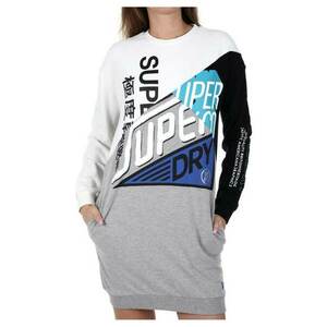 Rochie colorblock cu buzunare laterale - imagine