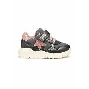 Pantofi sport de piele ecologica si material textil cu model stralucitor imagine