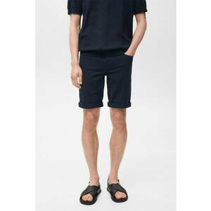 Bermude slim-fit din denim imagine