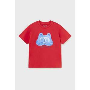 Tricou de bumbac cu imprimeu grafic imagine
