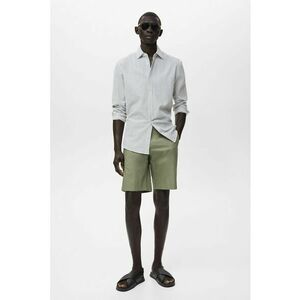 Bermude din bumbac cu bareta cu talie elastica imagine