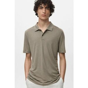 Tricou polo slim fit din amestec de in imagine