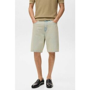 Bermude relaxed fit de denim imagine