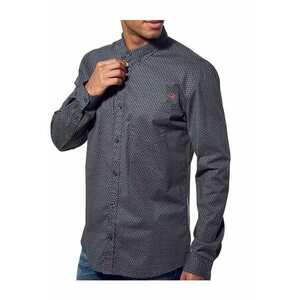 Camasa cu manace lunga cu model cu buline - imagine