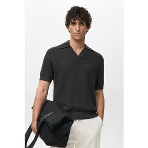 Tricou polo cu decolteu in V imagine