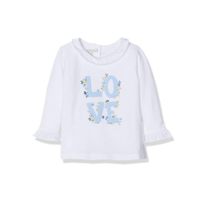 Bluza din bumbac cu imprimeu text - imagine