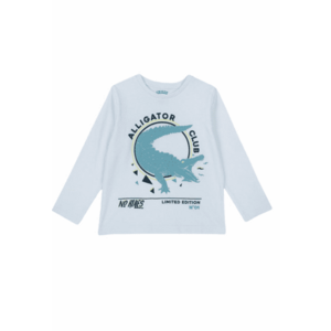 Bluza din bumbac cu imprimeu crocodil - imagine