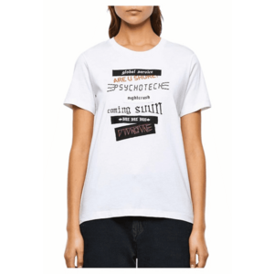 Tricou Cu Decolteu La Baza Gatului Sily - imagine