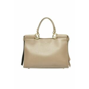 Geanta dama piele naturala - bej - One Size imagine