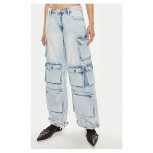 Blugi dama - 7293 - Bumbac - Albastru imagine