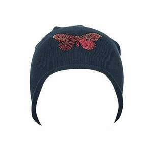 Caciula tricotata subtire decorata cu paiete imagine