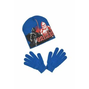 Set de caciula cu imprimeu cu desene animate si manusi imagine