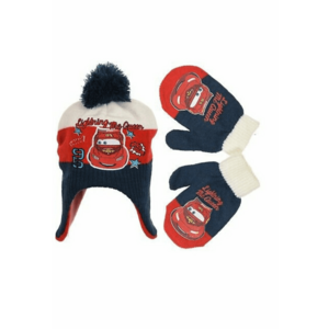 Set de caciula cu pom pom si manusi imagine