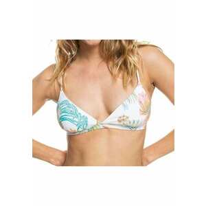 Sutien cu cupe triunghiulare cu model tropical - imagine