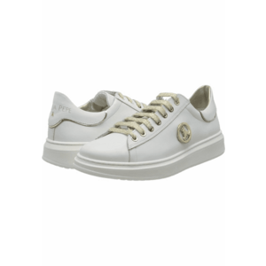 Tenisi din piele cu detaliu logo - imagine