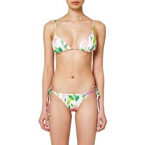 Sutien de baie cu motive tropicale Caladesi - imagine