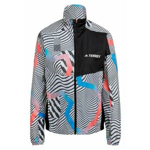 Jacheta impermeabila cu imprimeu abstract - imagine
