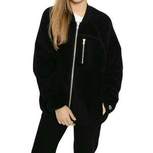 Jacheta bomber din material teddy - imagine