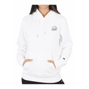 Hanorac cu gluga si imprimeu grafic discret imagine