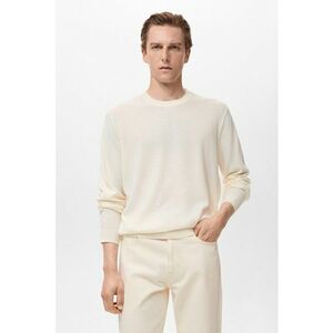 Pulover tricotat fin cu decolteu la baza gatului imagine