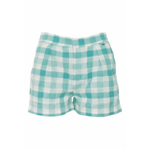 Pantaloni scurti cu imprimeu in carouri - imagine