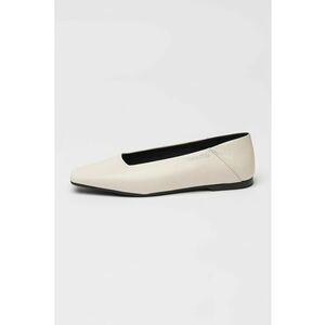 Balerini de piele cu varf patrat imagine