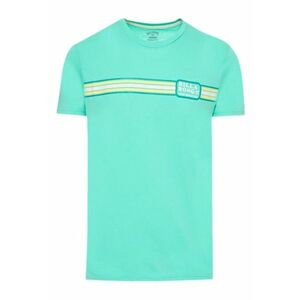 Tricou din bumbac cu decolteu la baza gatului imagine