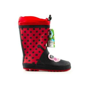 Cizme de cauciuc cu model buburuza Mudplay - imagine