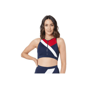 Bustiera pentru fitness cu fermoar - imagine