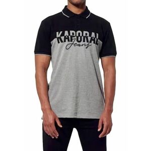 Tricou polo cu design colorblock Riamm - imagine