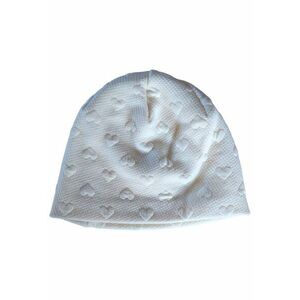 Caciula iarna ecru - poliester lana - model imagine