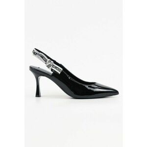 Pantofi slingback din piele cu toc stiletto imagine