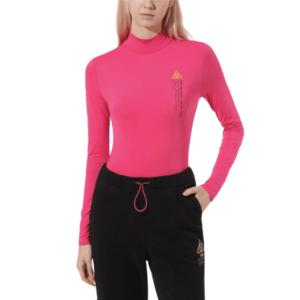 Body cu maneca lunga si guler scurt - imagine