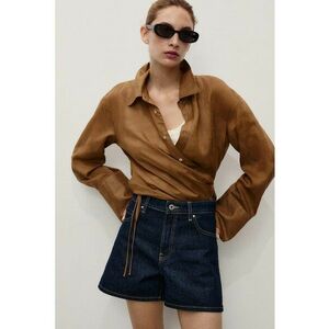 Blugi scurti cu talie inalta imagine