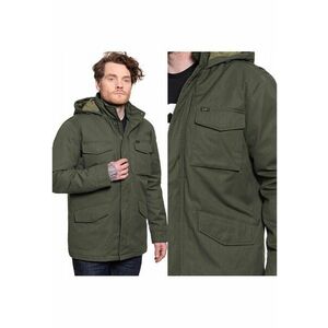 Jacheta De Iarna - Jacheta De Camp De Iarna - Croiala Normala - Inchidere: Capse - Compozitie Material: 100% Bumbac - Numar De Buzunare: 4 - Verde - 1 Bucata imagine