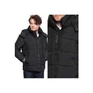 Jacheta De Iarna - Onsgrant Puffa Jacket - Croi Normal - Fermoar - Negru - 100% Poliester imagine