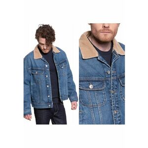Jacheta Din Denim - Storm Rider Jkt - Croi: Loose Fit - Inchidere: Nasturi - Compozitie Material: 100% Bumbac - Numar De Buzunare: 4 - Albastra - 1 Bucata imagine
