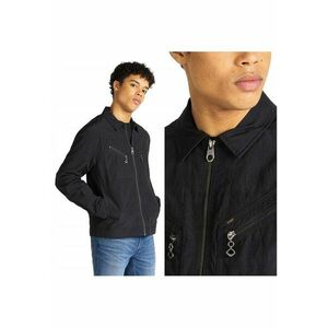 Jacheta De Tranzitie - Jacheta Tehnica L191 M - Poliester - Fermuar - 2 Buzunare Exterioare Cu Fermoar - Croiala Regulara - Negru imagine